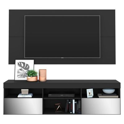 Rack com Painel TV até 65" e Espelho Flórida Multimóveis