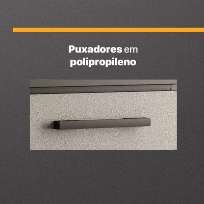 Balcão Multiuso Aço Telasul Multibox 2gv Cinza/preto