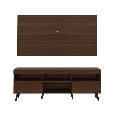 Rack com Painel Tv até 65" e Pés Retrô Flórida Multimóveis
