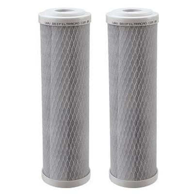 Kit 2 Unidades Refil Filtro Bbi Carbon Block