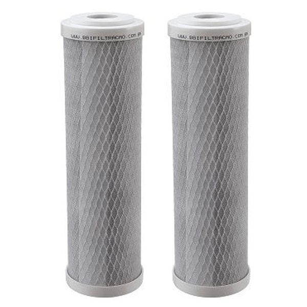 Kit 2 Unidades Refil Filtro Bbi Carbon Block