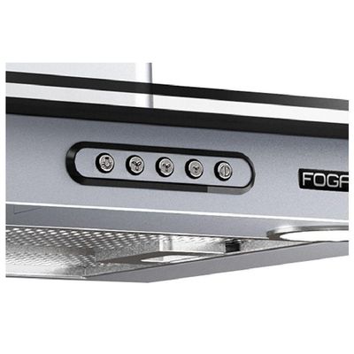 Coifa De Parede 75cm Vidro Reto Duto Slim Fogatti Inox 220v