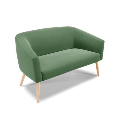 Kit 01 Namoradeira 02Lug E 02 Poltronas Stella Natural Verde