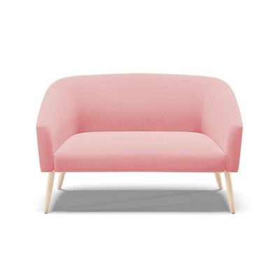 Kit 01 Namoradeira 02Lug E 02 Poltronas Stella Natural Rose