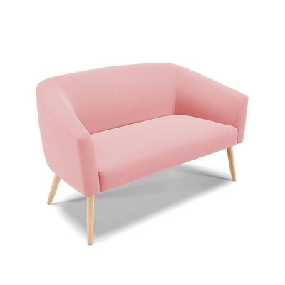 Kit 01 Namoradeira 02Lug E 02 Poltronas Stella Natural Rose
