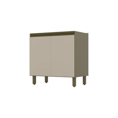 Balcão 02 Portas 80 Cm évelin Henn Duna Cristal