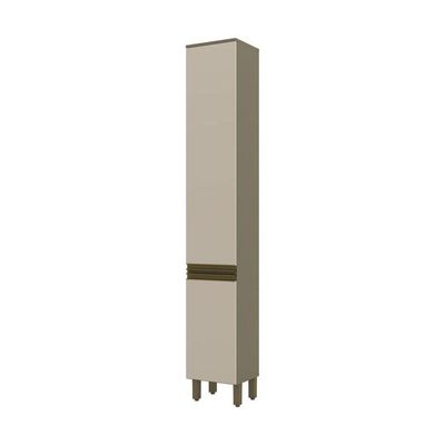 Paneleiro 02 Portas 35 Cm Connect Henn Duna Com Cristal
