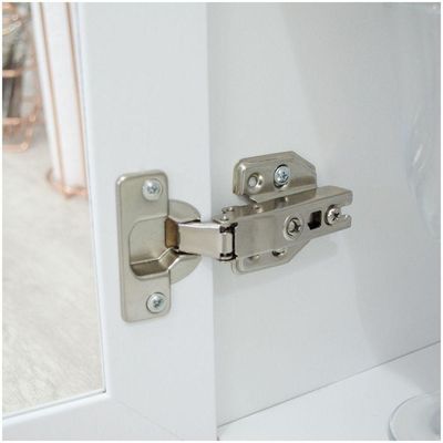 Balcão Canto Reto 01 Porta Americana Henn Branco Hp