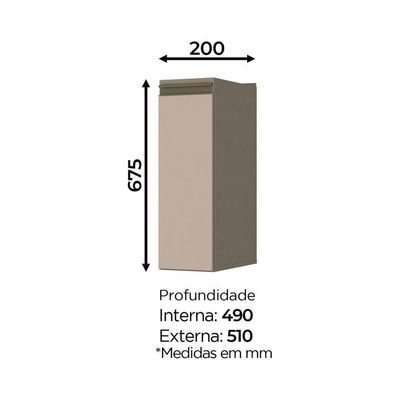 Balcão Para Condimentos 20 Cm évelin Henn Duna Cristal