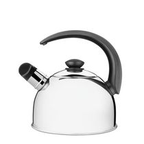 Chaleira Tramontina Com Apito Em Aço Inox Cabo Preto 2,1 L