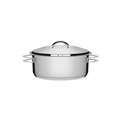 Caçarola Solar Rasa Inox Fundo Triplo 20cm 2,9 L