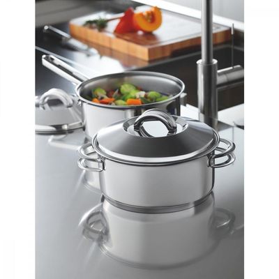 Caçarola Solar Rasa Inox Fundo Triplo 20cm 2,9 L