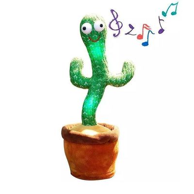 Brinquedo Cacto Dançante E Falante Repete Fala E Toca Música