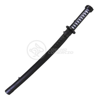 Sabre Ninja Brinquedo Som E Led Luz - Preto