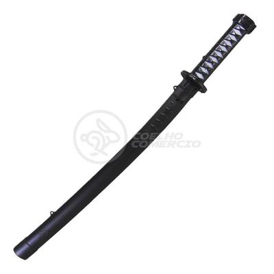 Sabre Ninja Brinquedo Som E Led Luz - Preto