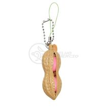 16673095216352 Chaveiro Amendoim Brinquedo Anti Stress Silicone