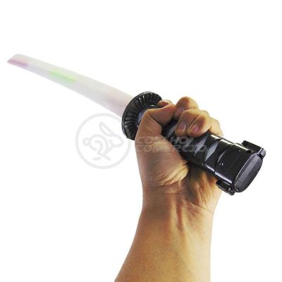 Sabre Ninja Brinquedo Som E Led Luz - Preto