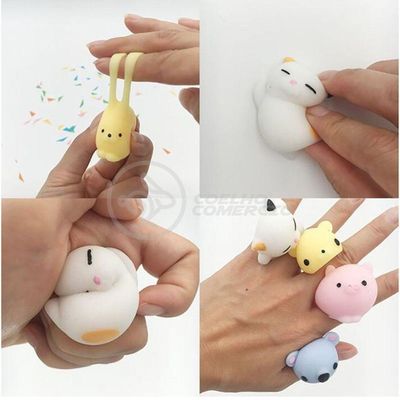 Bichinhos Squishy Mochi Brinquedo Anti Stress Silicone