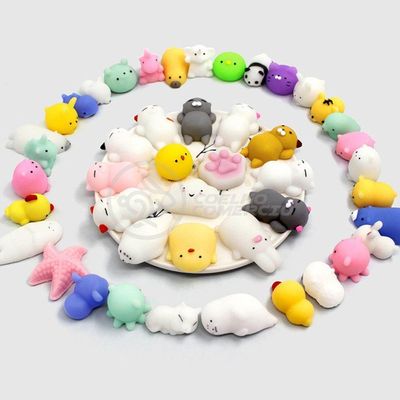 Bichinhos Squishy Mochi Brinquedo Anti Stress Silicone