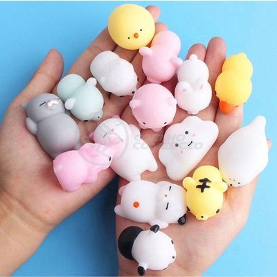 Bichinhos Squishy Mochi Brinquedo Anti Stress Silicone