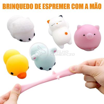 Bichinhos Squishy Mochi Brinquedo Anti Stress Silicone