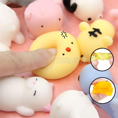 Bichinhos Squishy Mochi Brinquedo Anti Stress Silicone