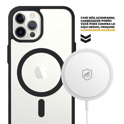 Capa MagSafe para iPhone 12 Pro Max - Preta - Gshield