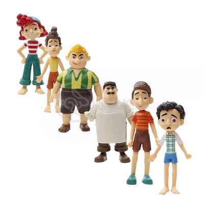 Conjunto Cartela Menino Luca E Seus Amigos 6 Personagens