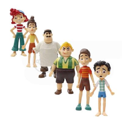 Conjunto Cartela Menino Luca E Seus Amigos 6 Personagens