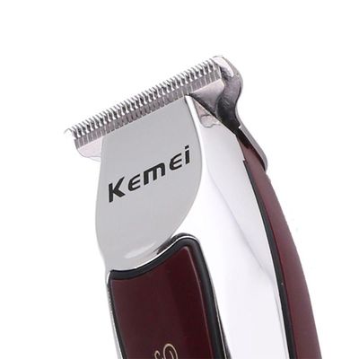 Maquina De Acabamento Kemei Cabelo Barba 3 Pentes Portatil K