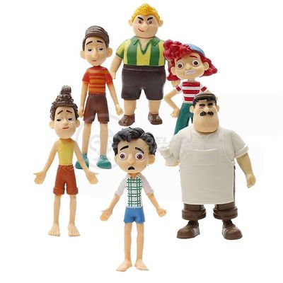 Conjunto Cartela Menino Luca E Seus Amigos 6 Personagens