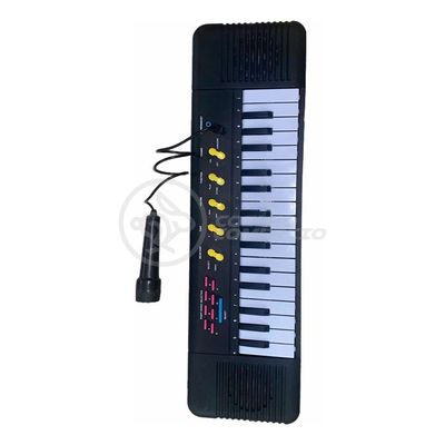 Mini Teclado Infantil Piano 32 Teclas Preto