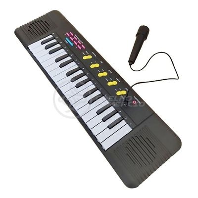 Mini Teclado Infantil Piano 32 Teclas Preto