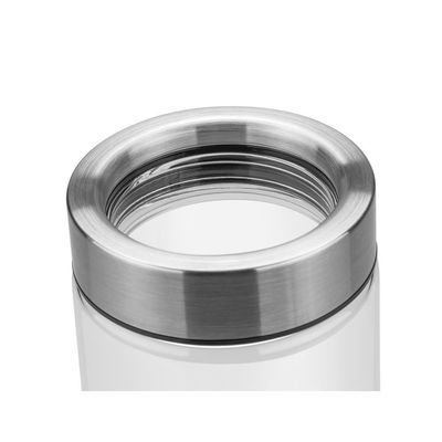 Pote de Vidro Tramontina Tampa de Aço Inox 10 Cm 0,7 L