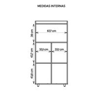 Kit Conjunto Escritório 3 Peças Studio Marrom Caemmun