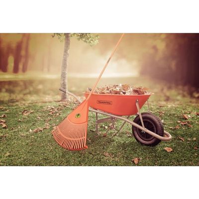 Vassoura Com 26 Dentes Tramontina Laranja 120 Cm
