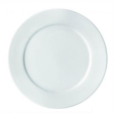 Kit Com 10 Prato Sobremesa Porcelana 18,5 Cm Bar Hotel