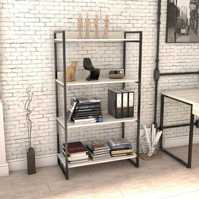 Estante Multiuso 80cm 4 Prateleiras C08 Snow