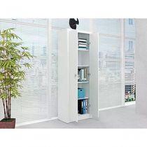 Armário 02 Portas Para Escritório Me4105 Branco Branco