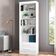 Conjunto 2 Estantes Livreiro Kenner Branco