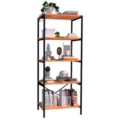 Estante Multiuso Industrial 150cm Com 5 Prateleiras Preto