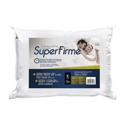 Travesseiro Super Firme Confort 50x70 Fibrasca Branco