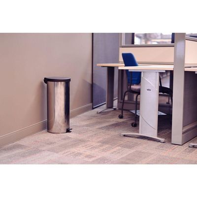 Lixeira Inox Com Pedal 30L New Tramontina Com Tampa Plástica