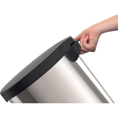 Lixeira Inox Com Pedal 30L New Tramontina Com Tampa Plástica