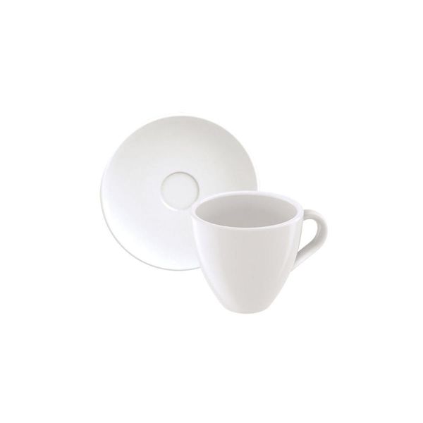 Kit 6 Xícaras De Café Expresso Pires Tramontina Paola 95 Ml