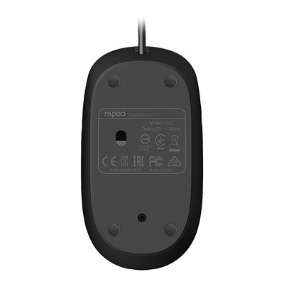 Mouse USB N200 RA016 Rappo Pt