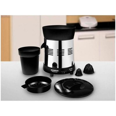 Extrator De Suco Mondial Premium 250w E-10 Preto Com Inox Bvolt Bivolt