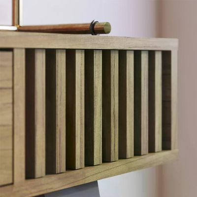 Aparador Para Sala Com Gaveta Riveira Noce Milano