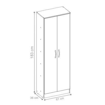 Sapateira 2 Portas Drake Branco