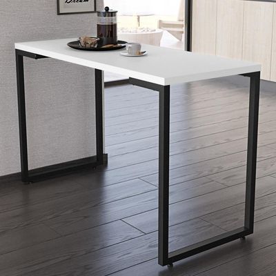 Conjunto Mesa De Cozinha 120cm 4 Banquetas Branco